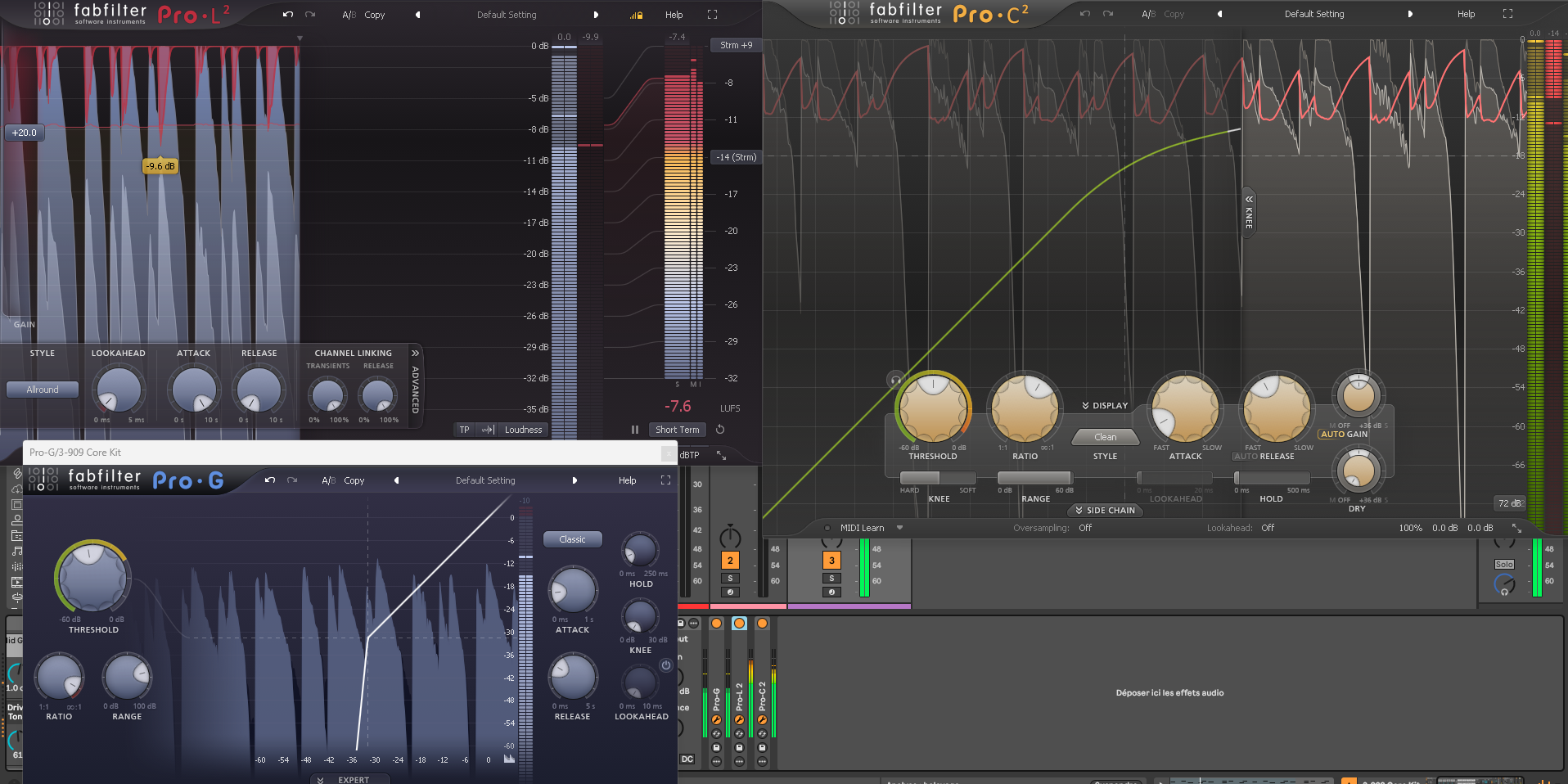 Fabfilter Bundle 3 FAB FILTER PRO L2 / PRO C2 /PRO G